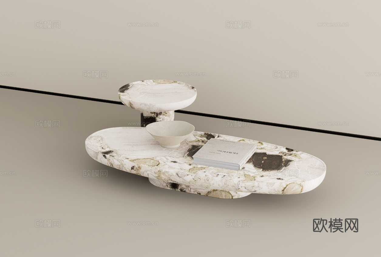 茶几su模型下载（渲染图1）