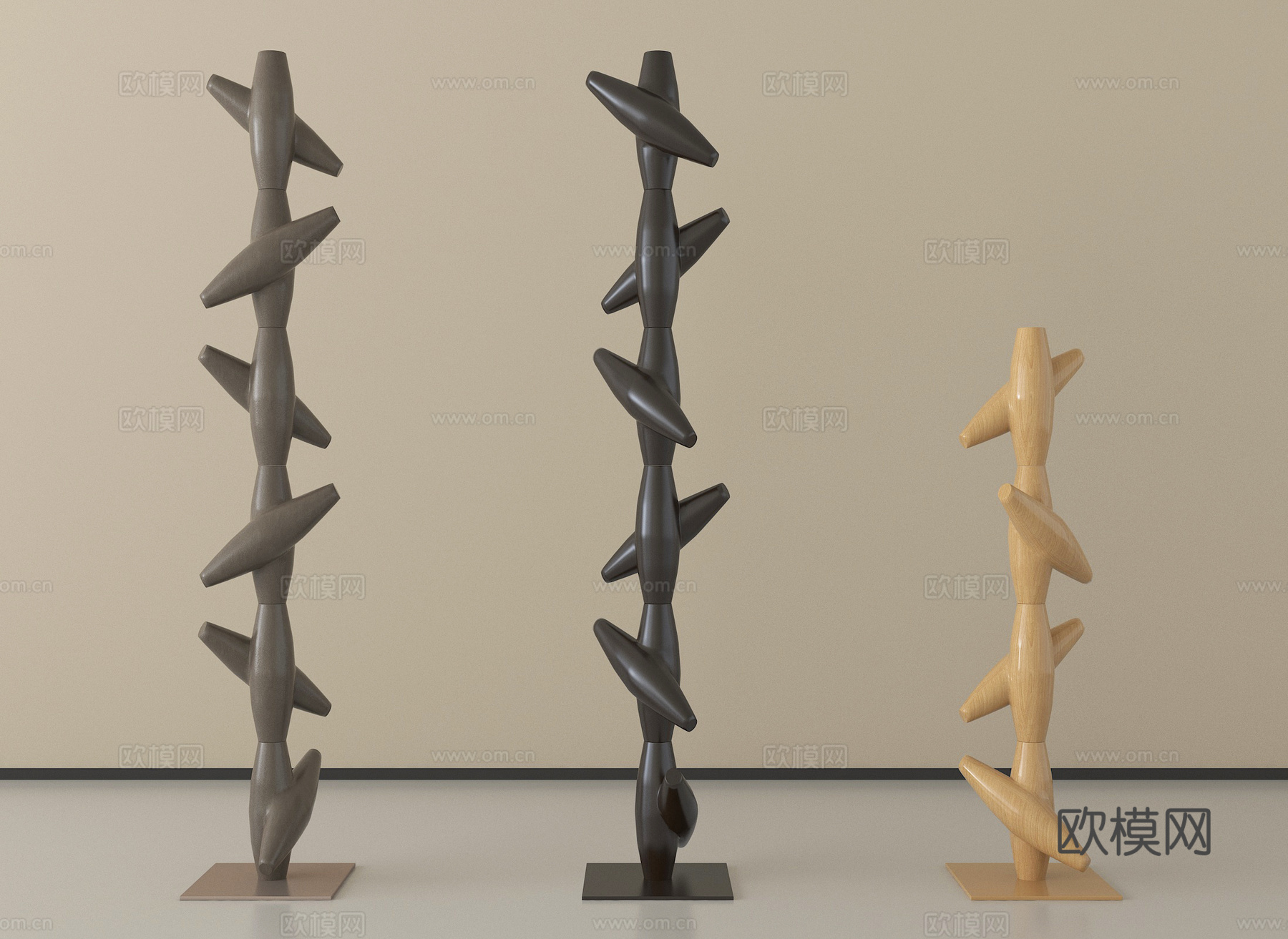 现代室内艺术装置 雕塑装置su模型su模型