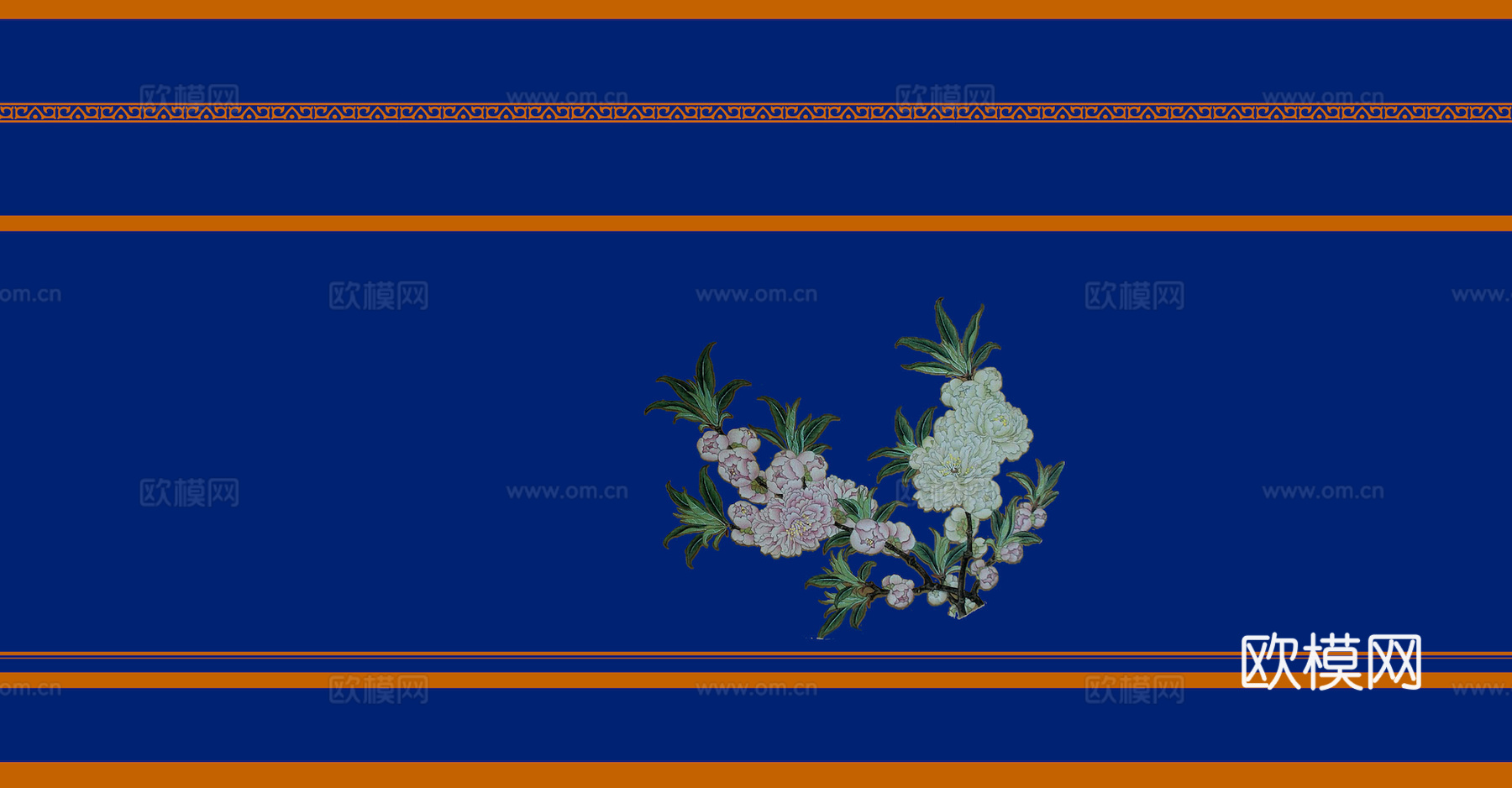 盘子 菜盘 餐盘 古典青花瓷瓷盘图案花纹 陶瓷瓷器花纹