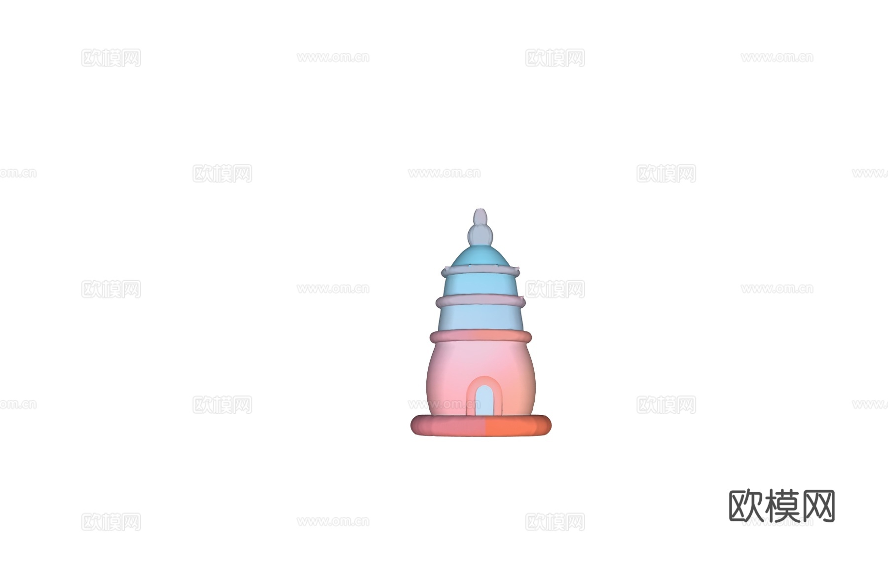 大雁塔艺术装置 国潮网红艺术装置 景观广场网红打卡 网红建筑su模型