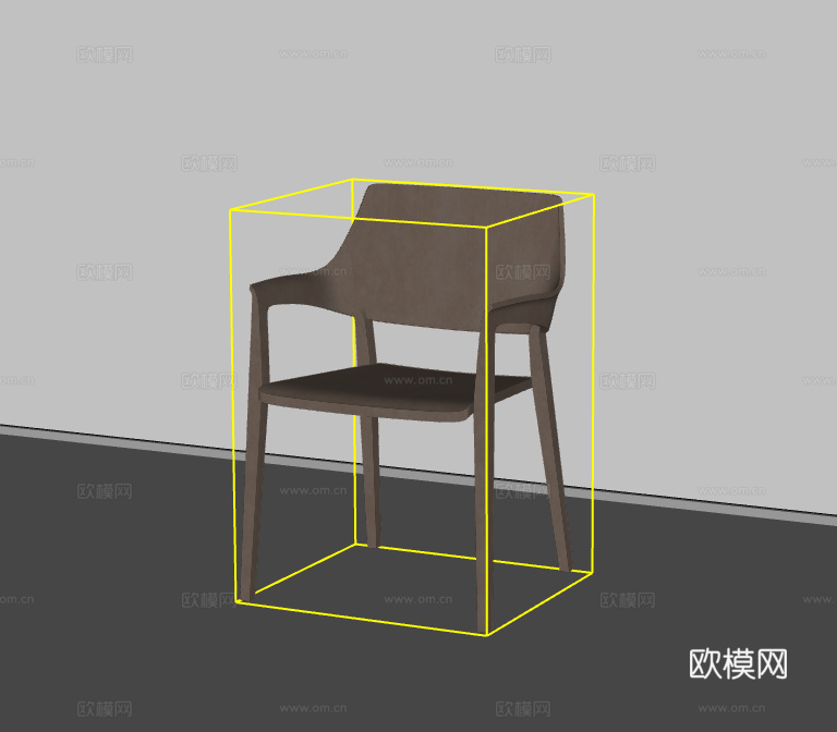 休闲椅su模型下载（渲染图2）