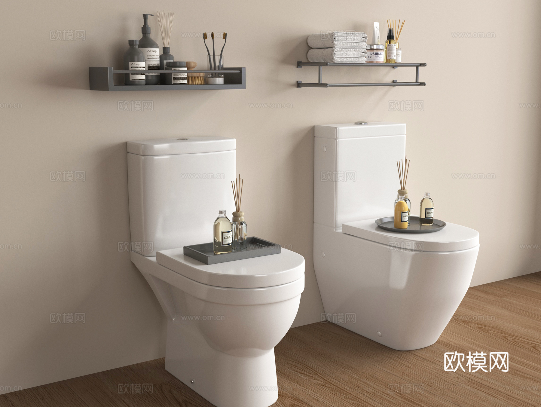 现代马桶 立式马桶 卫浴小件su模型