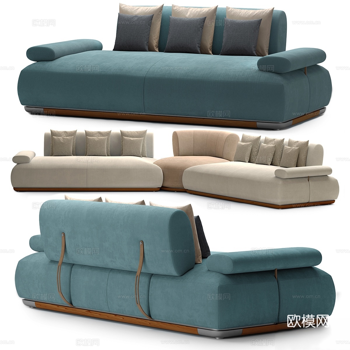 ILARIO沙发（Visionnaire）3d模型下载