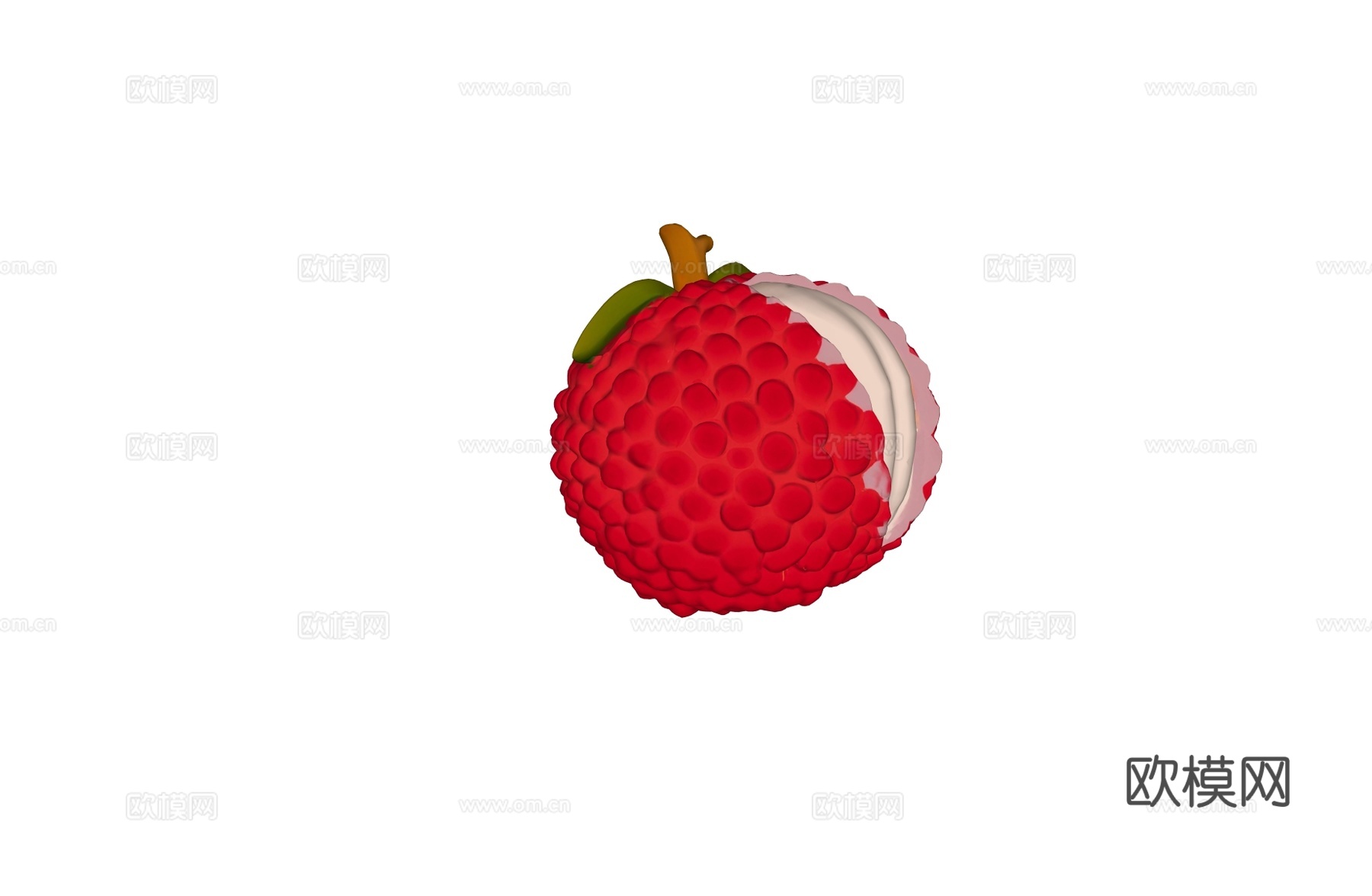 长安的荔枝装饰 荔枝水果艺术装置 电影院商场装饰 户外网红打su模型