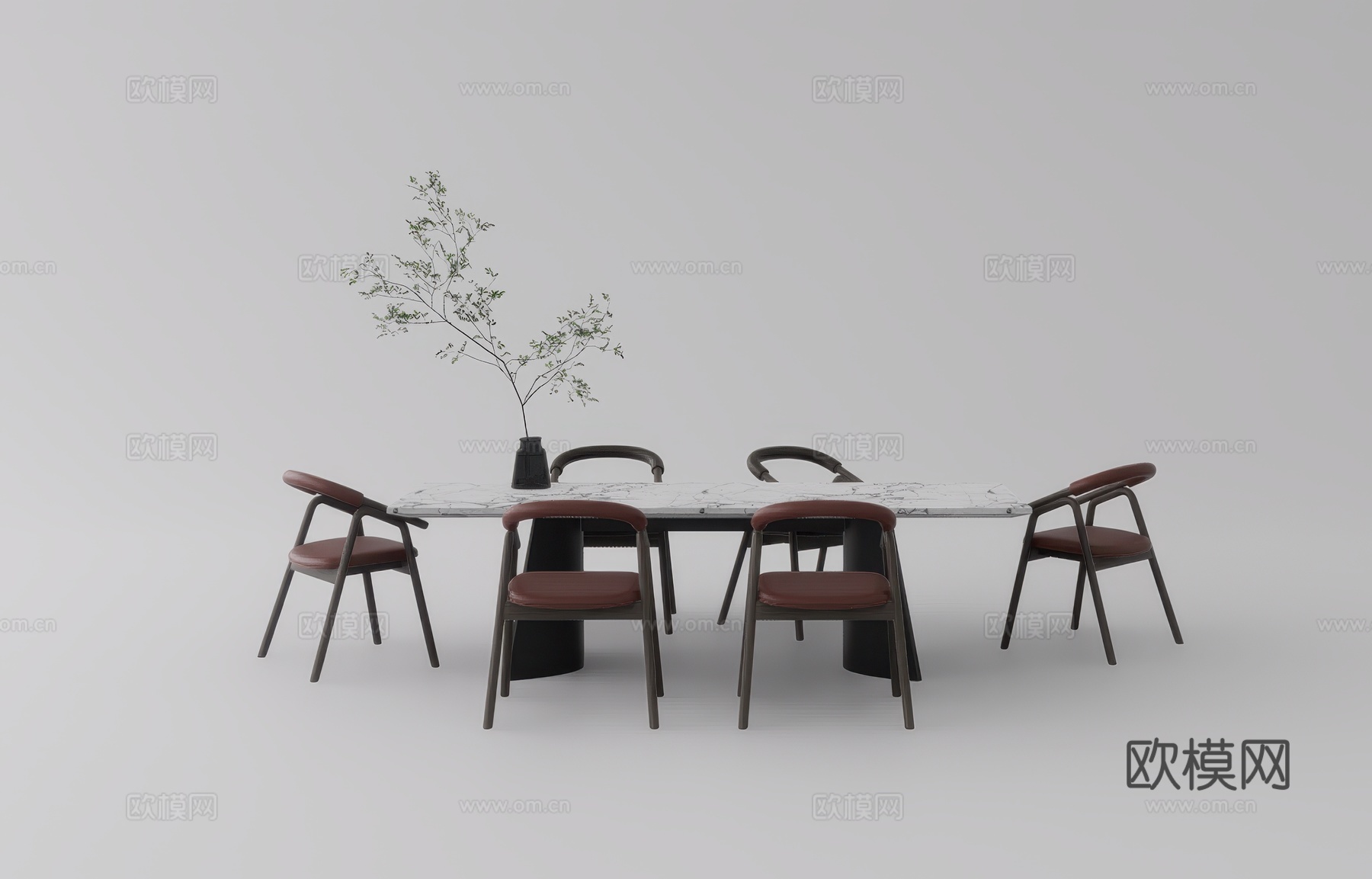 餐桌椅su模型