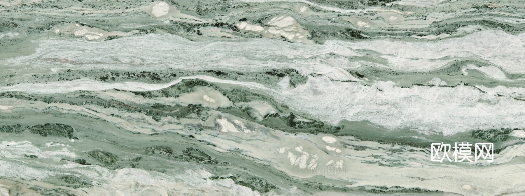 现代轻奢绿色奢石大理石