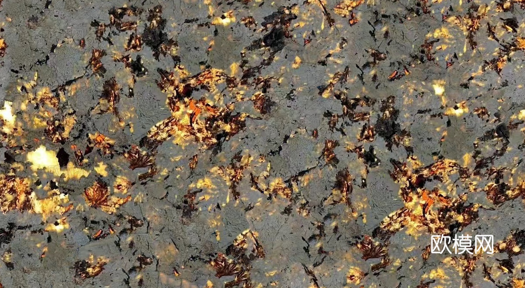 现代轻奢透光奢石 孔雀开屏奢石贴图