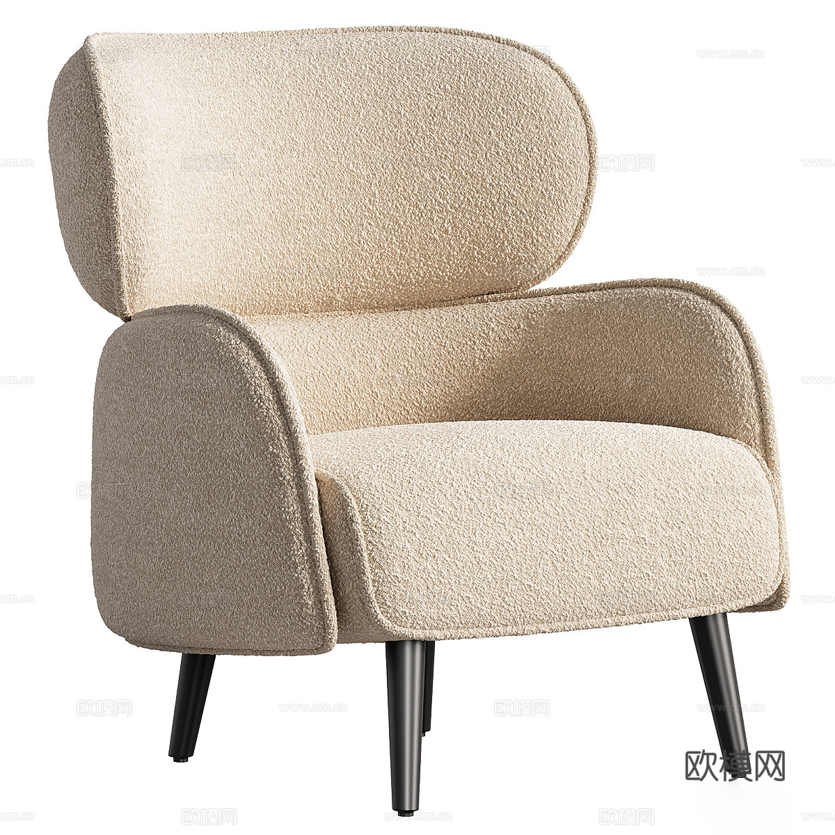 扶手椅3d模型下载