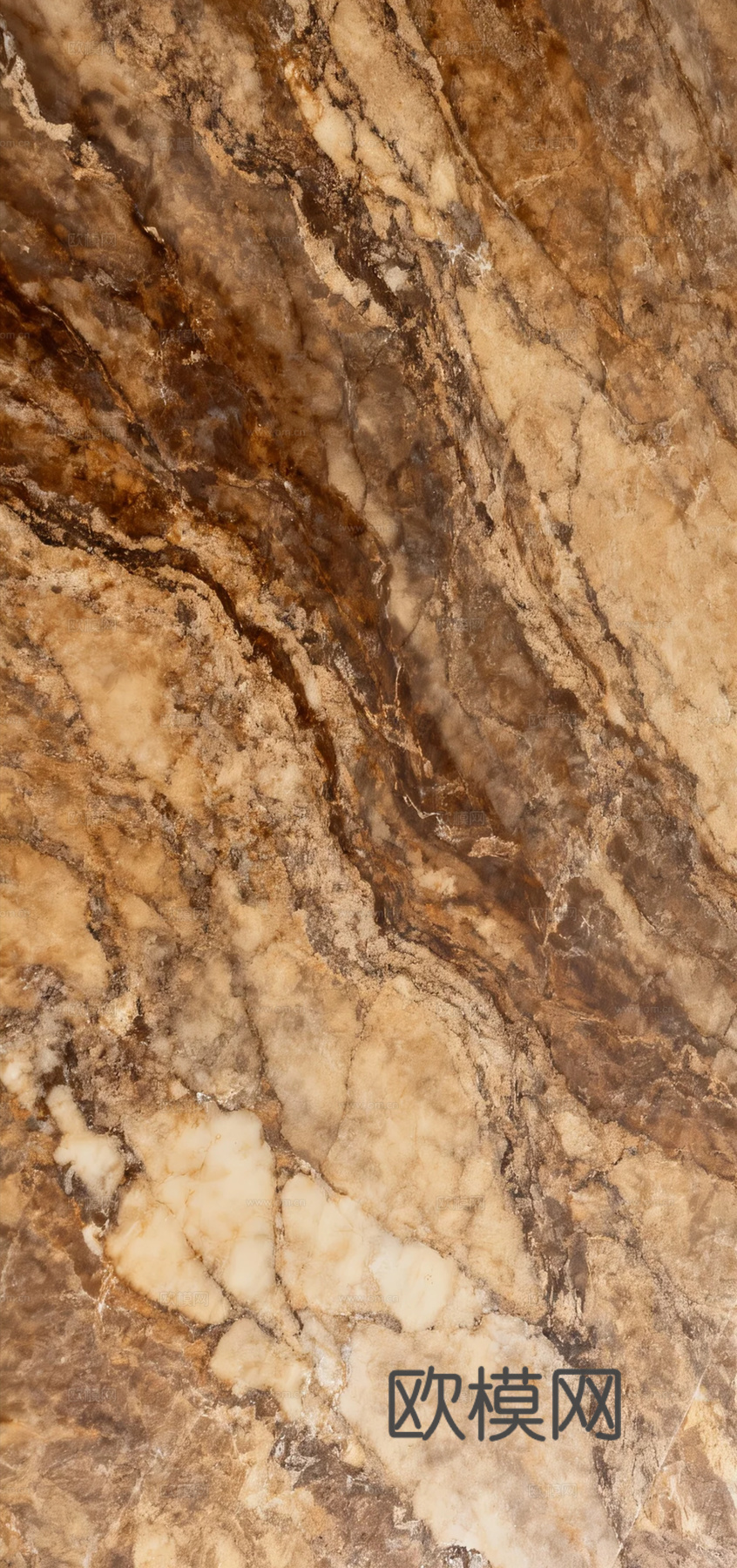 现代轻奢 棕色大理石瓷砖岩板 山水木纹大理石