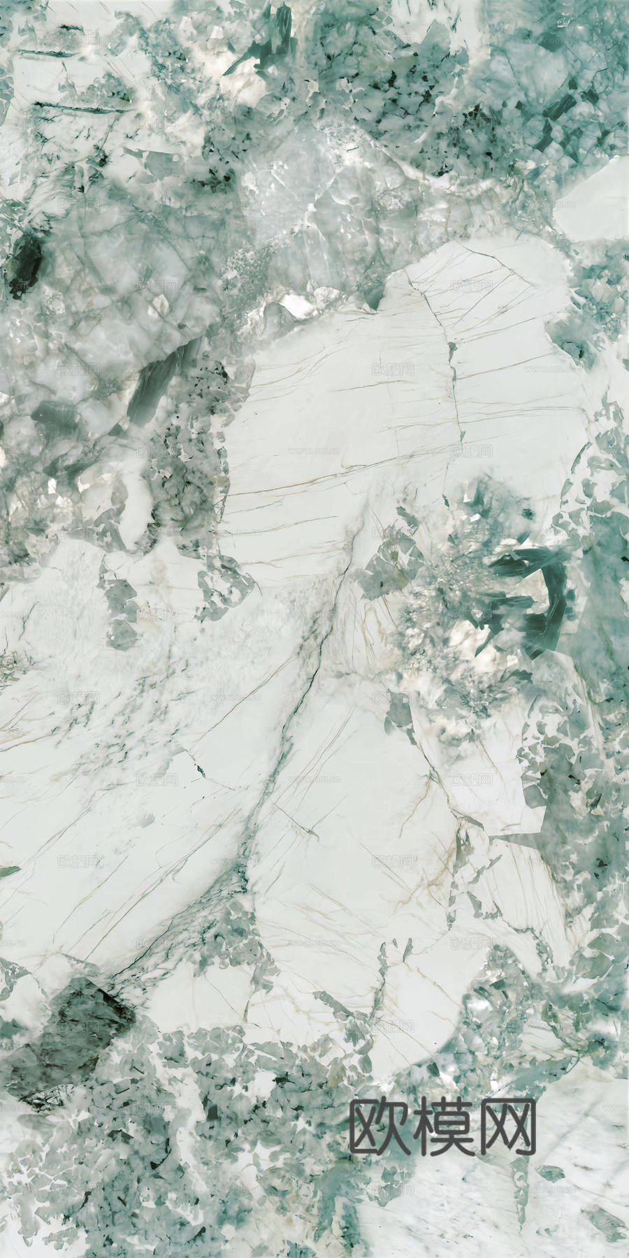 现代轻奢绿色奢石大理石