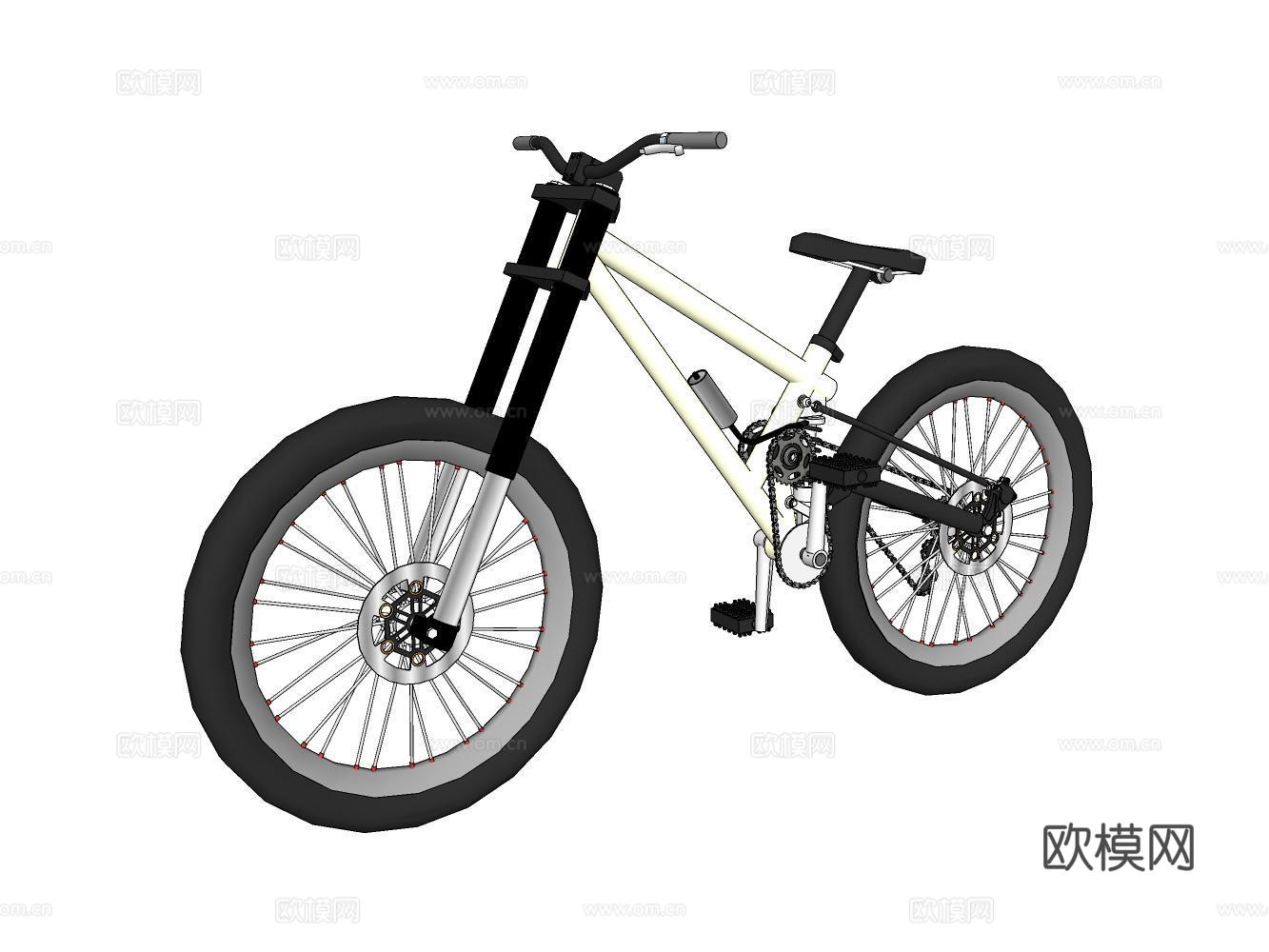 自行车su模型
