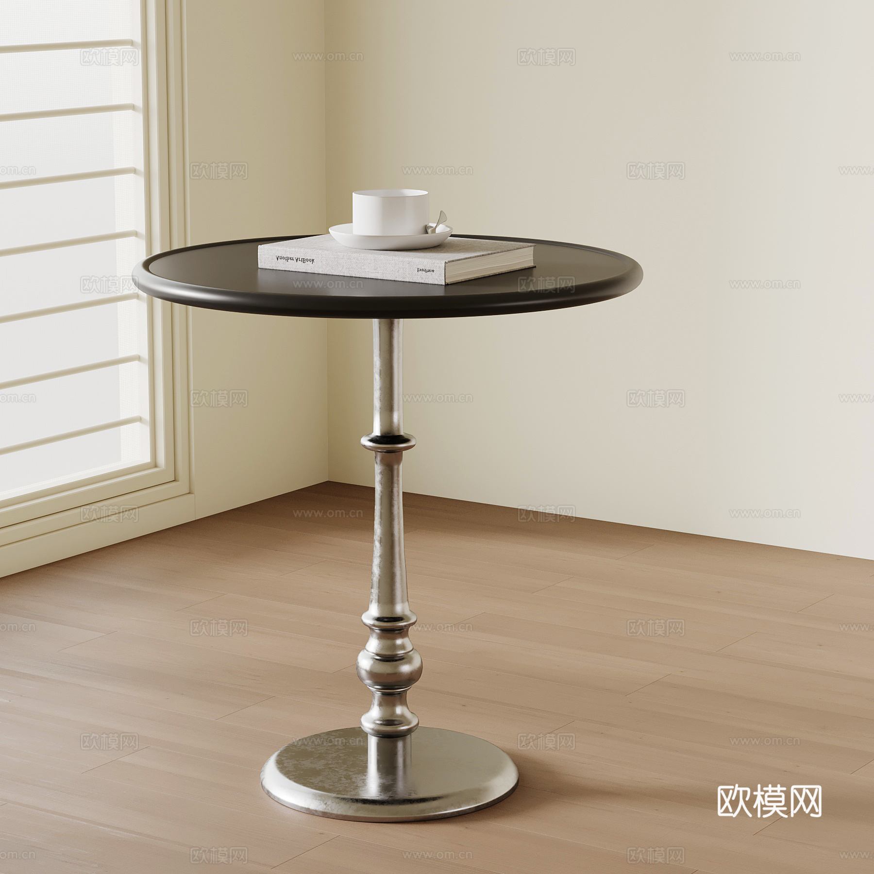 现代边几 金属边几su模型