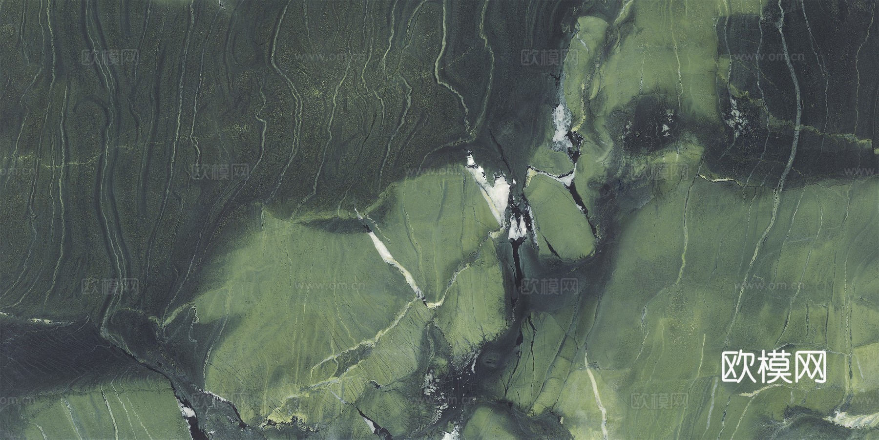 现代法式绿色奢石绿色奢石贴图