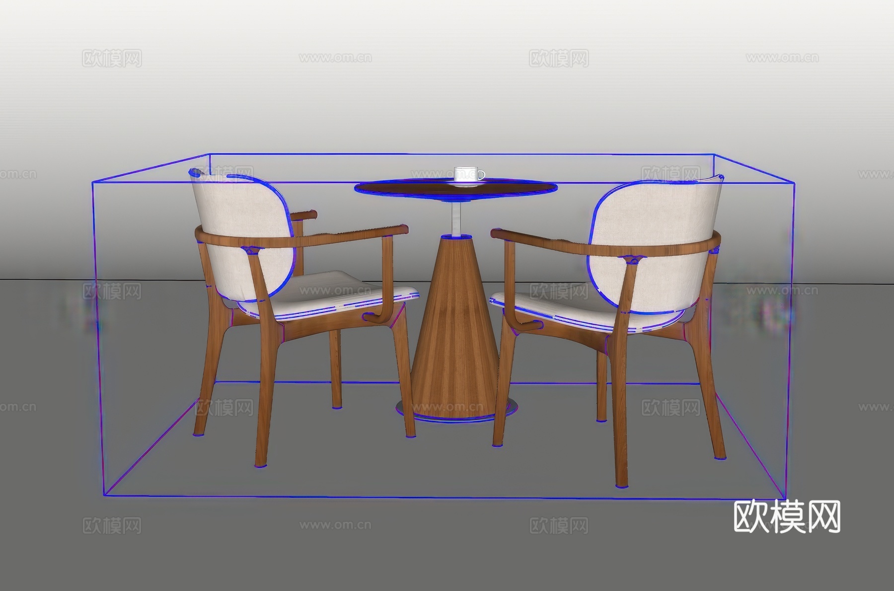 餐桌椅su模型