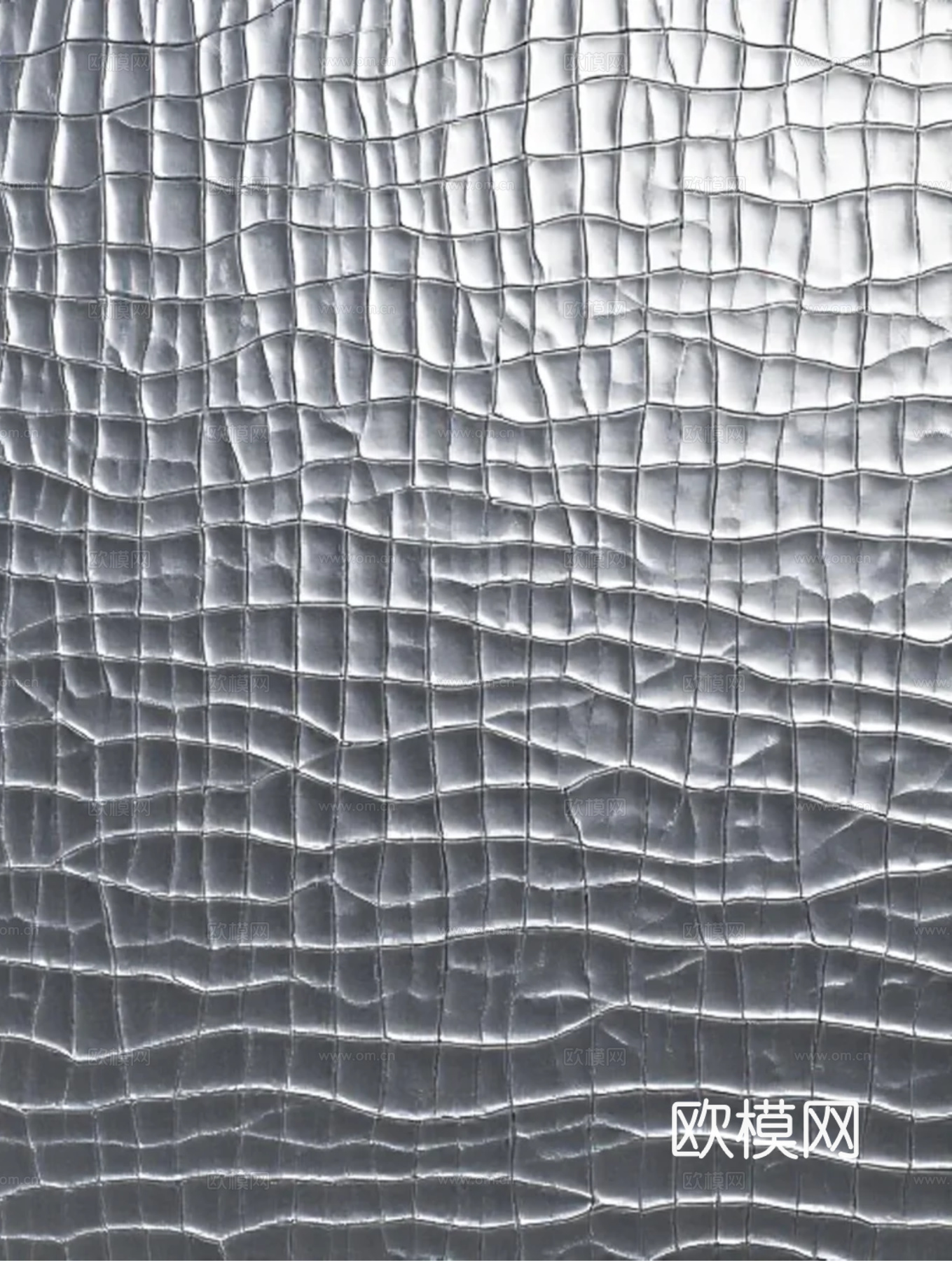 现代轻奢 银色灰色液态金属板 银灰色网格饰面板 银色金属板