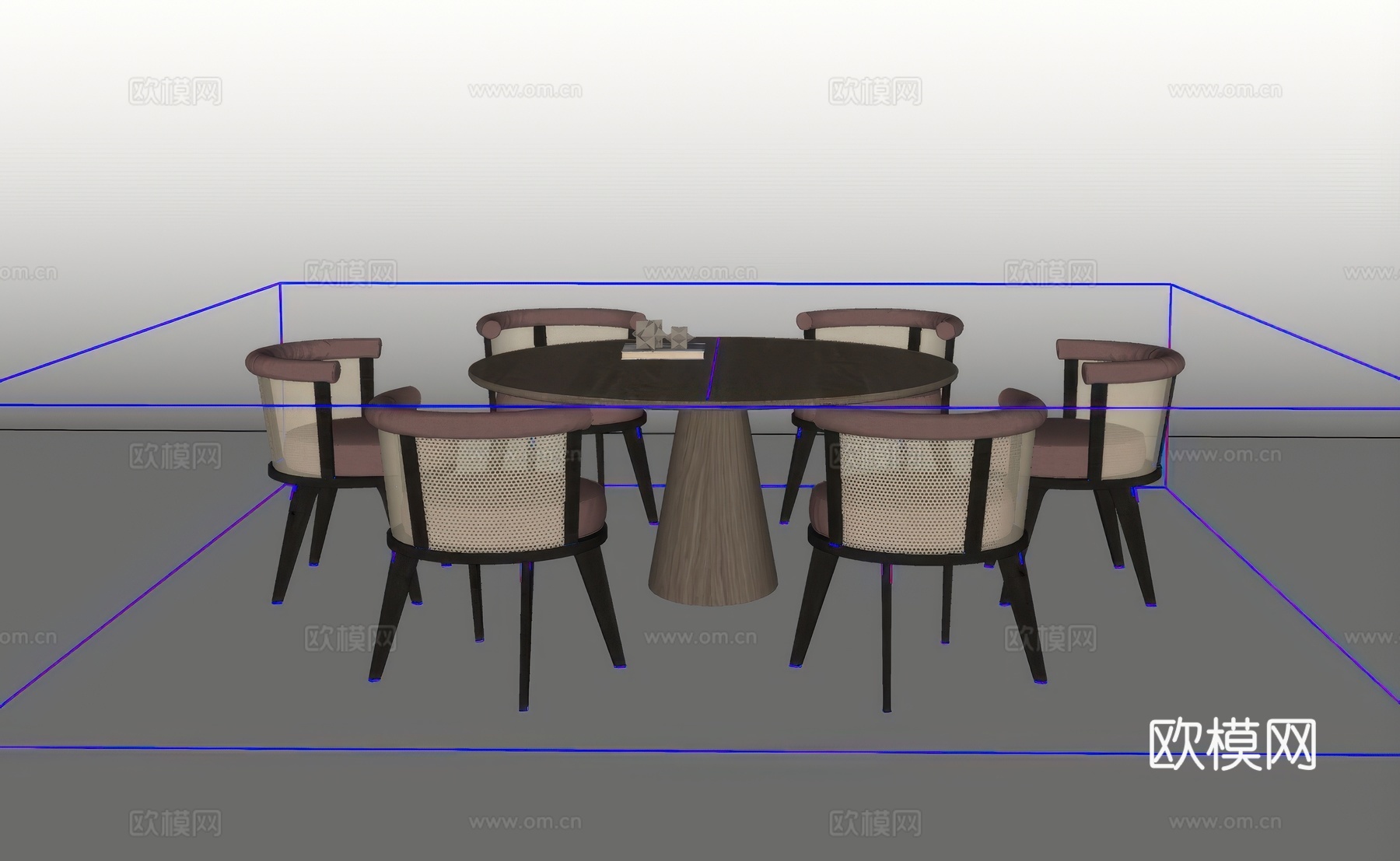 餐桌椅su模型