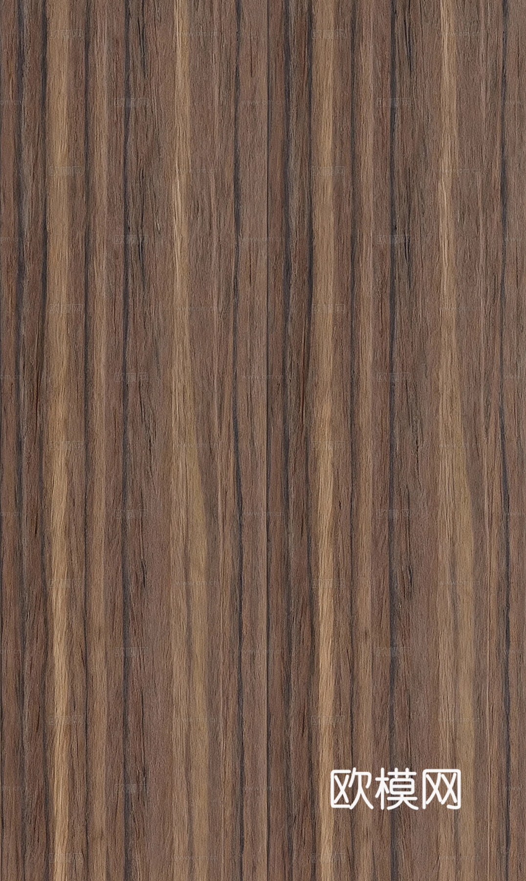 现代意式 诧寂风 胡桃木条纹木纹  深咖色木饰面 防火板
