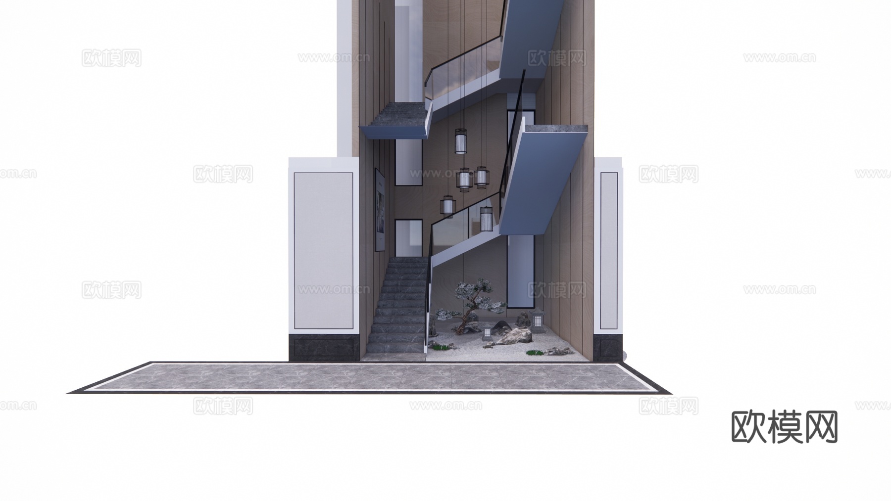 小品 组团 造景 花镜 绿化su模型