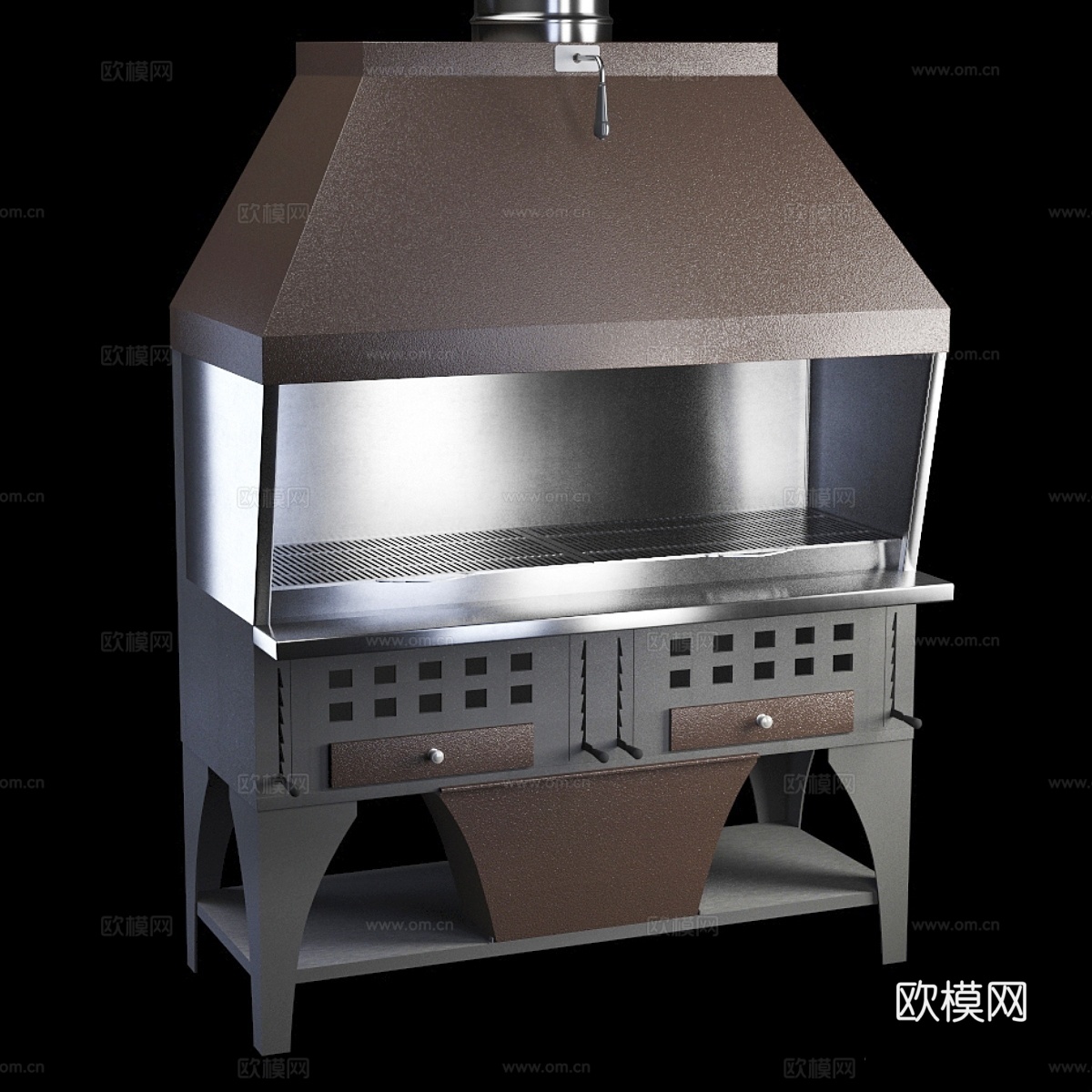 火盆烤炉3d模型下载