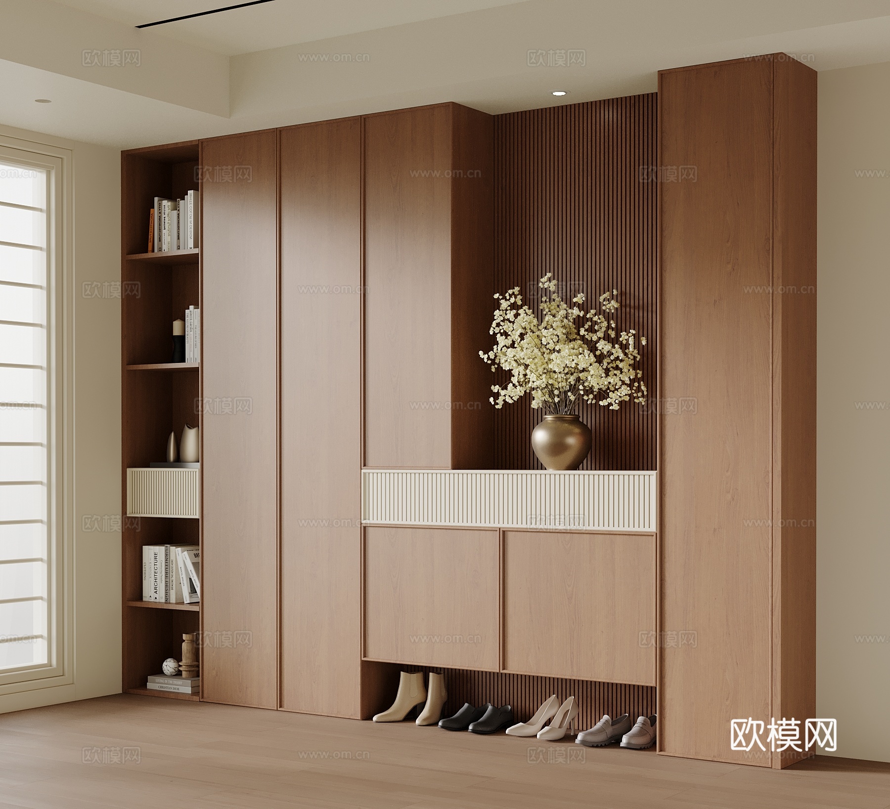 中古鞋柜 玄关柜su模型