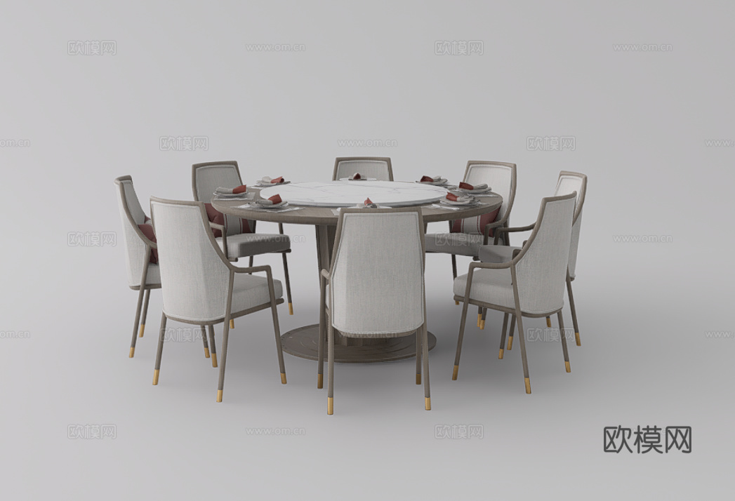 餐桌椅su模型