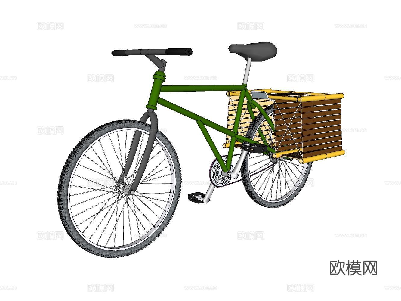 自行车su模型