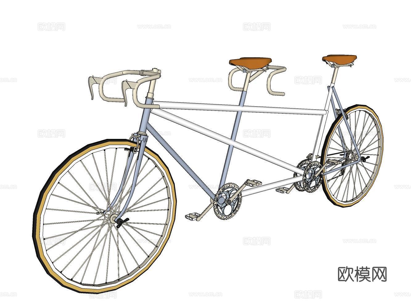 自行车su模型