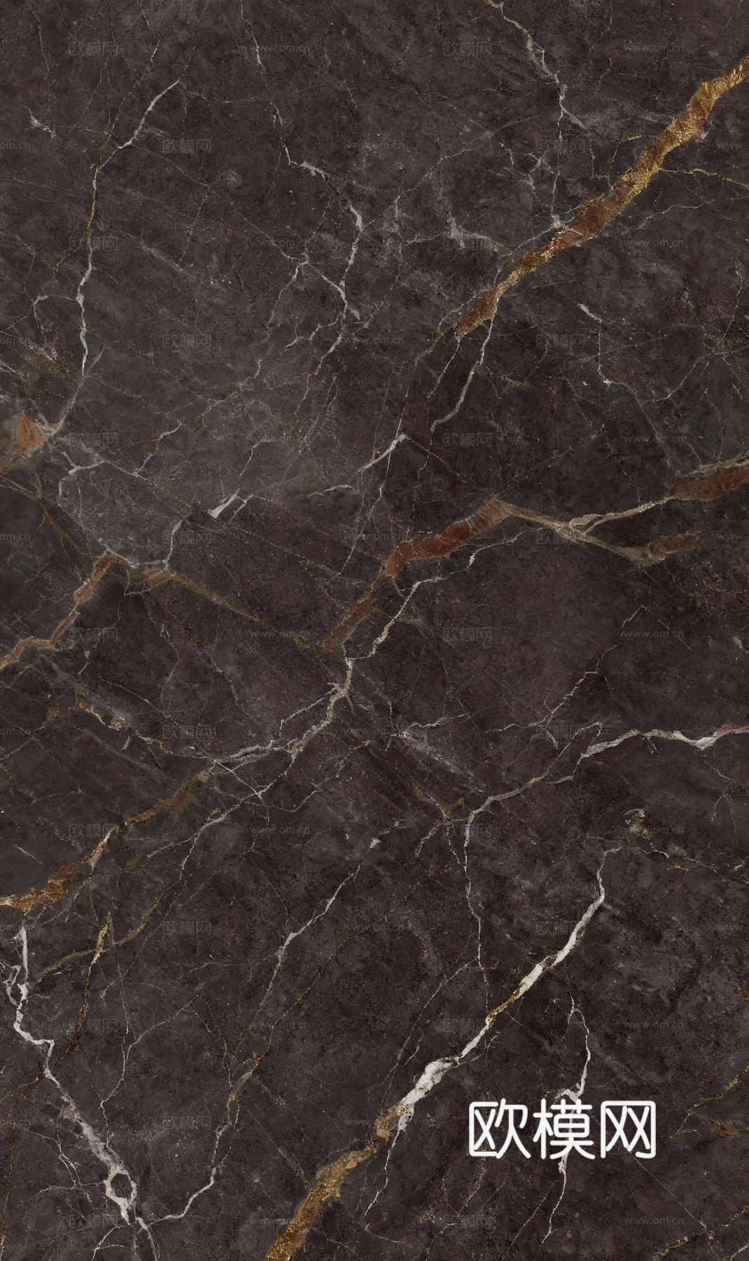 现代简约英伦印象大理石深棕色大理石瓷砖岩板黑金大理石 深色大