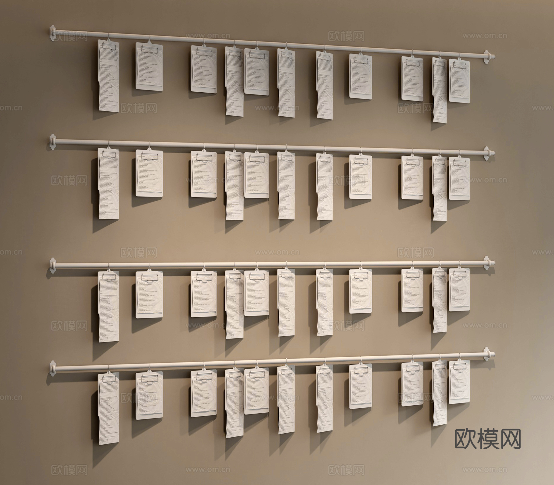 招牌菜单铭牌3d模型下载