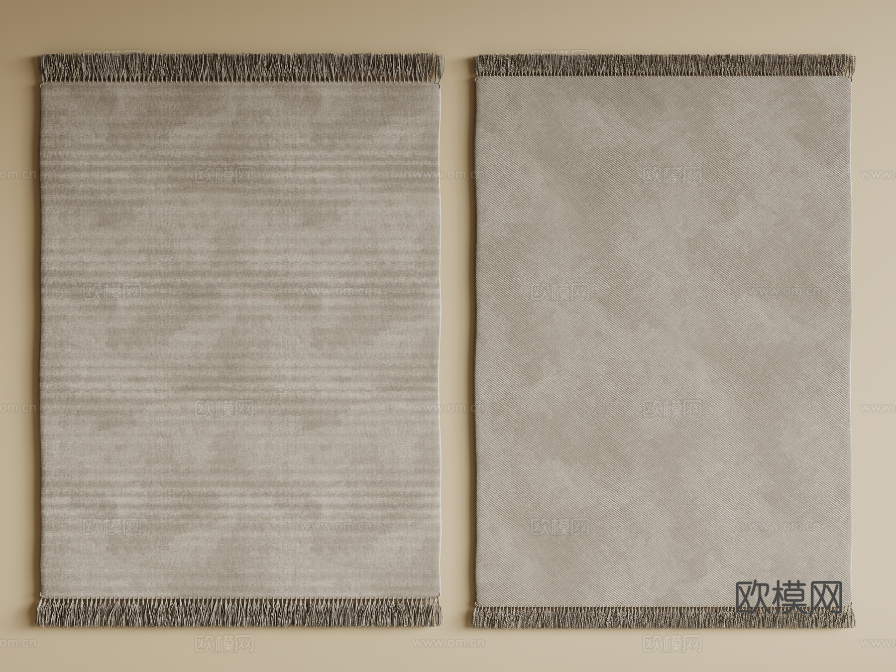 意式地毯 方形地毯 布艺地毯 客厅地毯 艺术地毯su模型