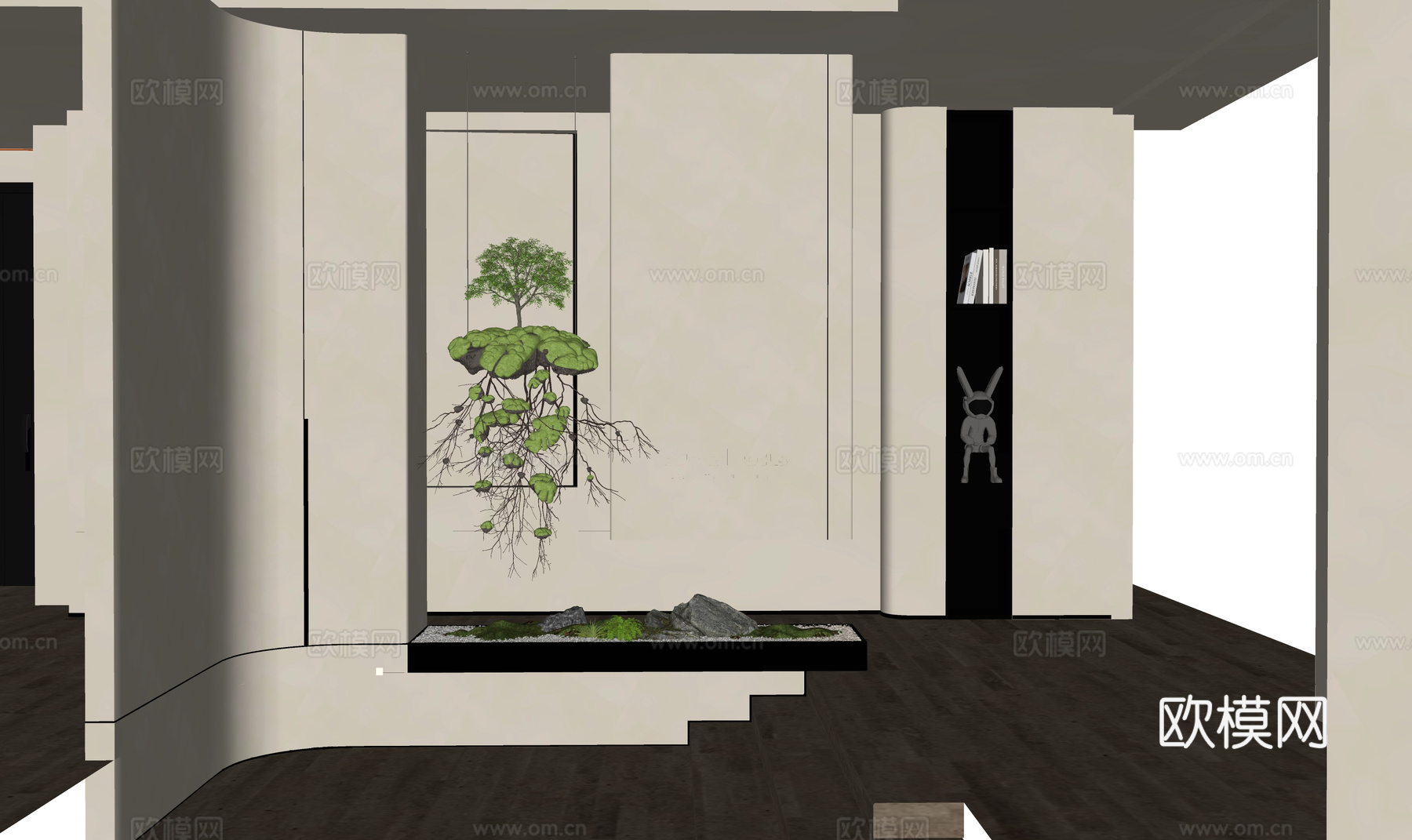 花镜 小品 绿化 微景观 造景 组团 景观su模型