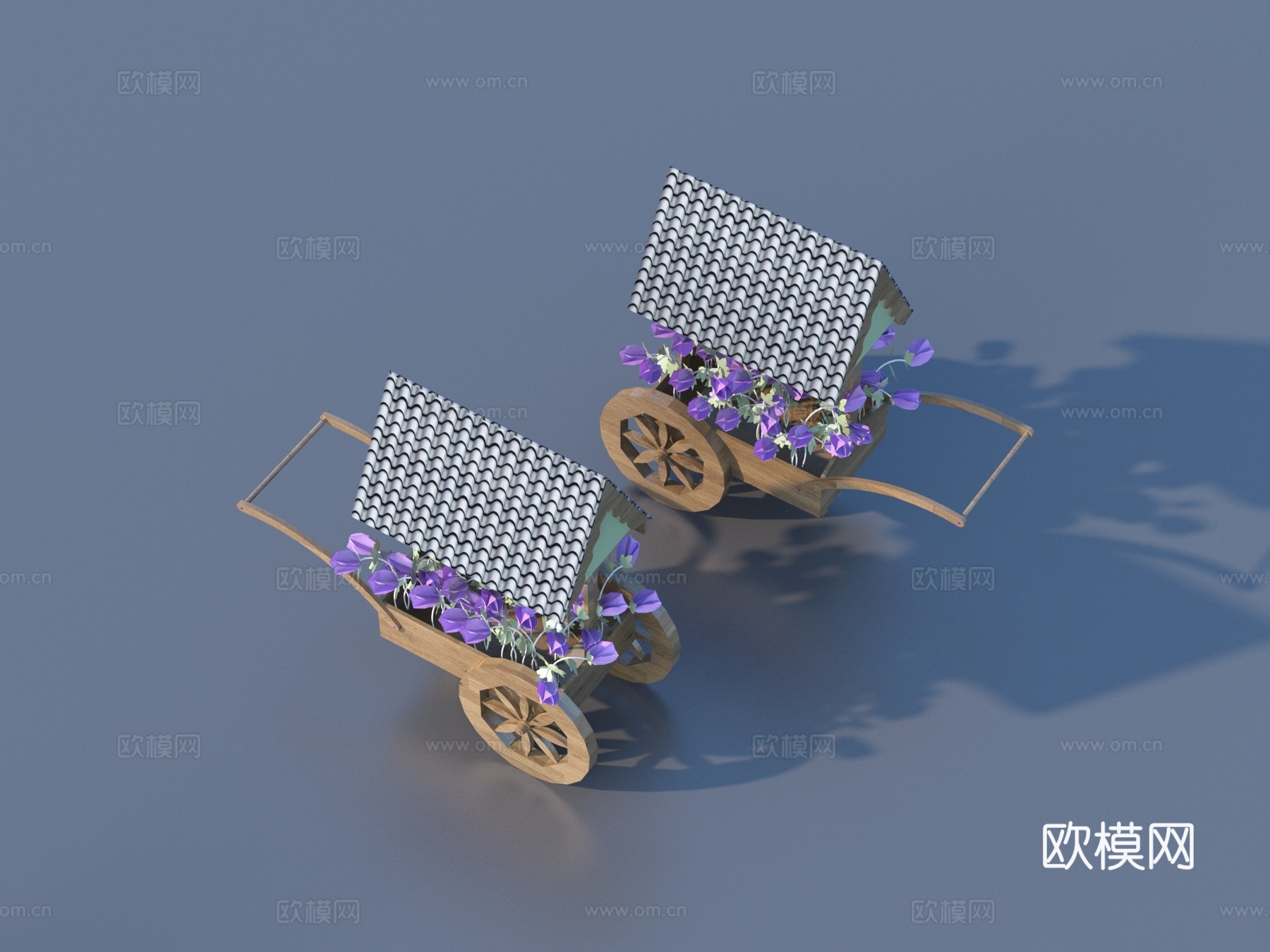 花盆 盆栽 绿植 植物3d模型下载