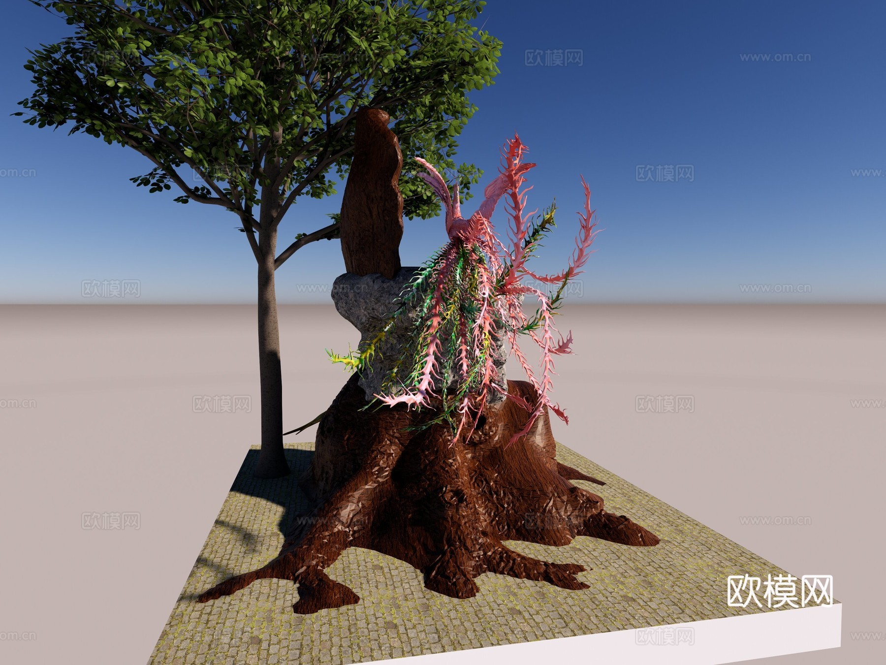 凤凰 摆件 佛 装饰su模型