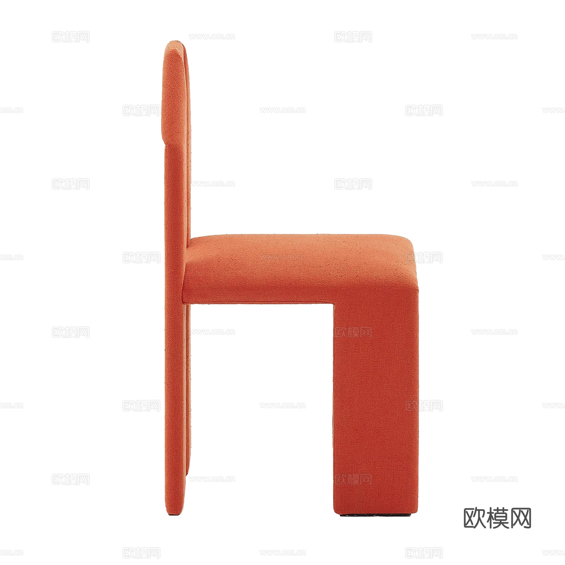 现代单椅 餐椅su模型