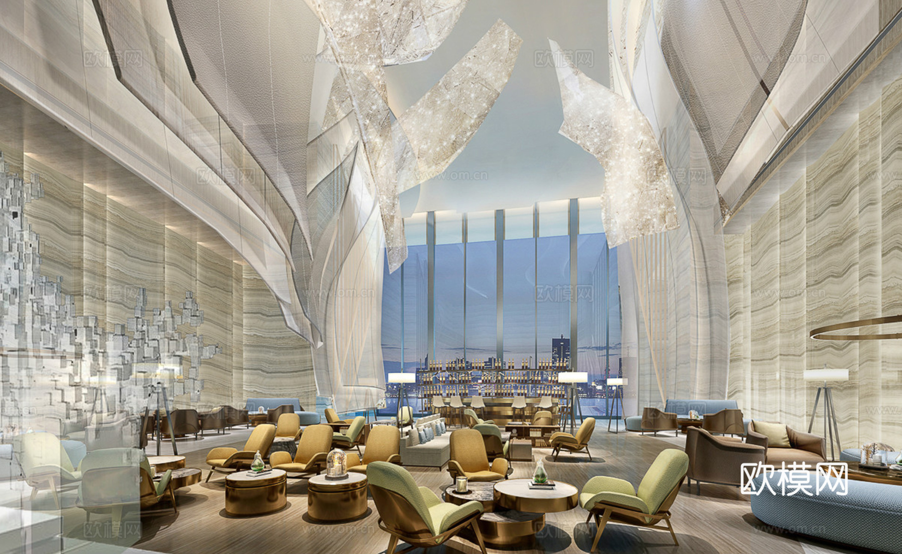 泉州泉商逸林希尔顿酒店cad施工图