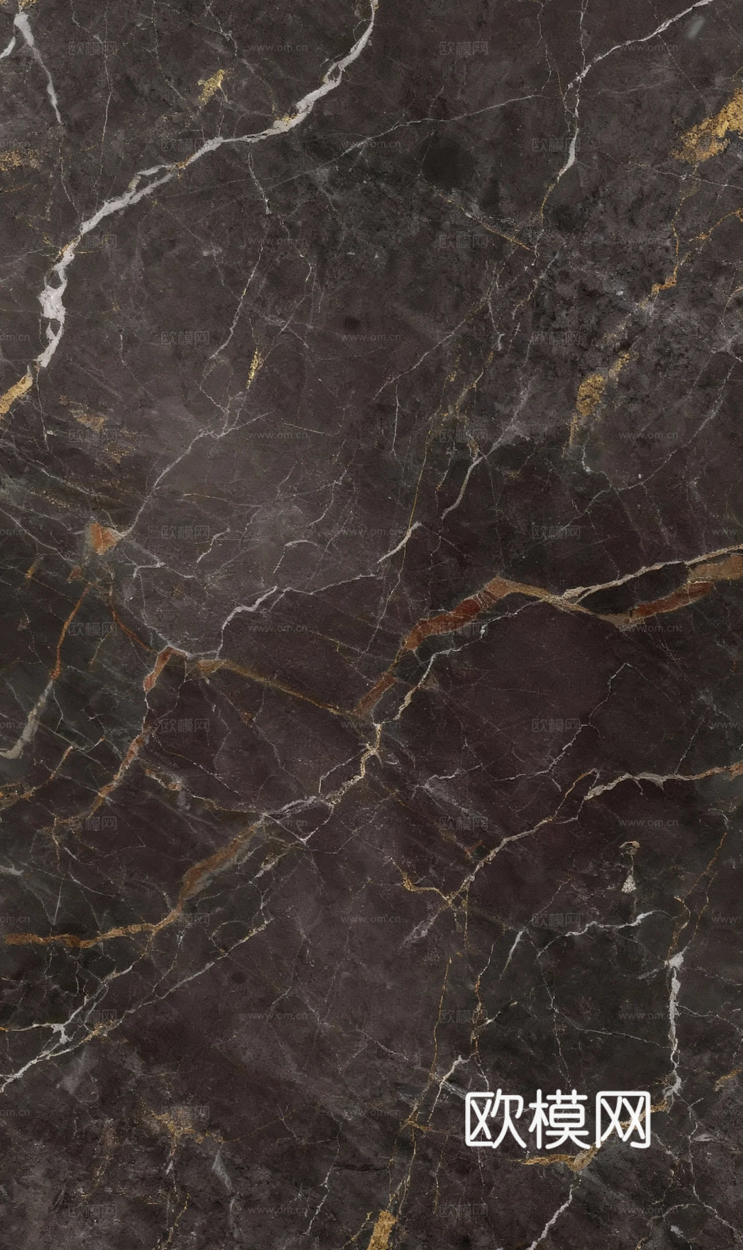 现代简约英伦印象大理石深棕色大理石瓷砖岩板黑金大理石