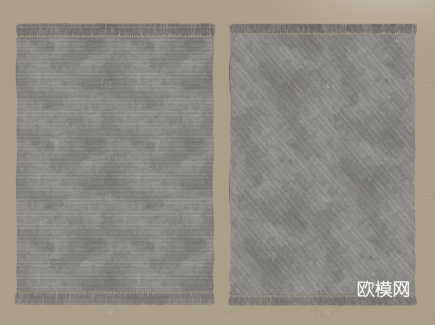 意式地毯 方形地毯 布艺地毯 客厅地毯 艺术地毯su模型