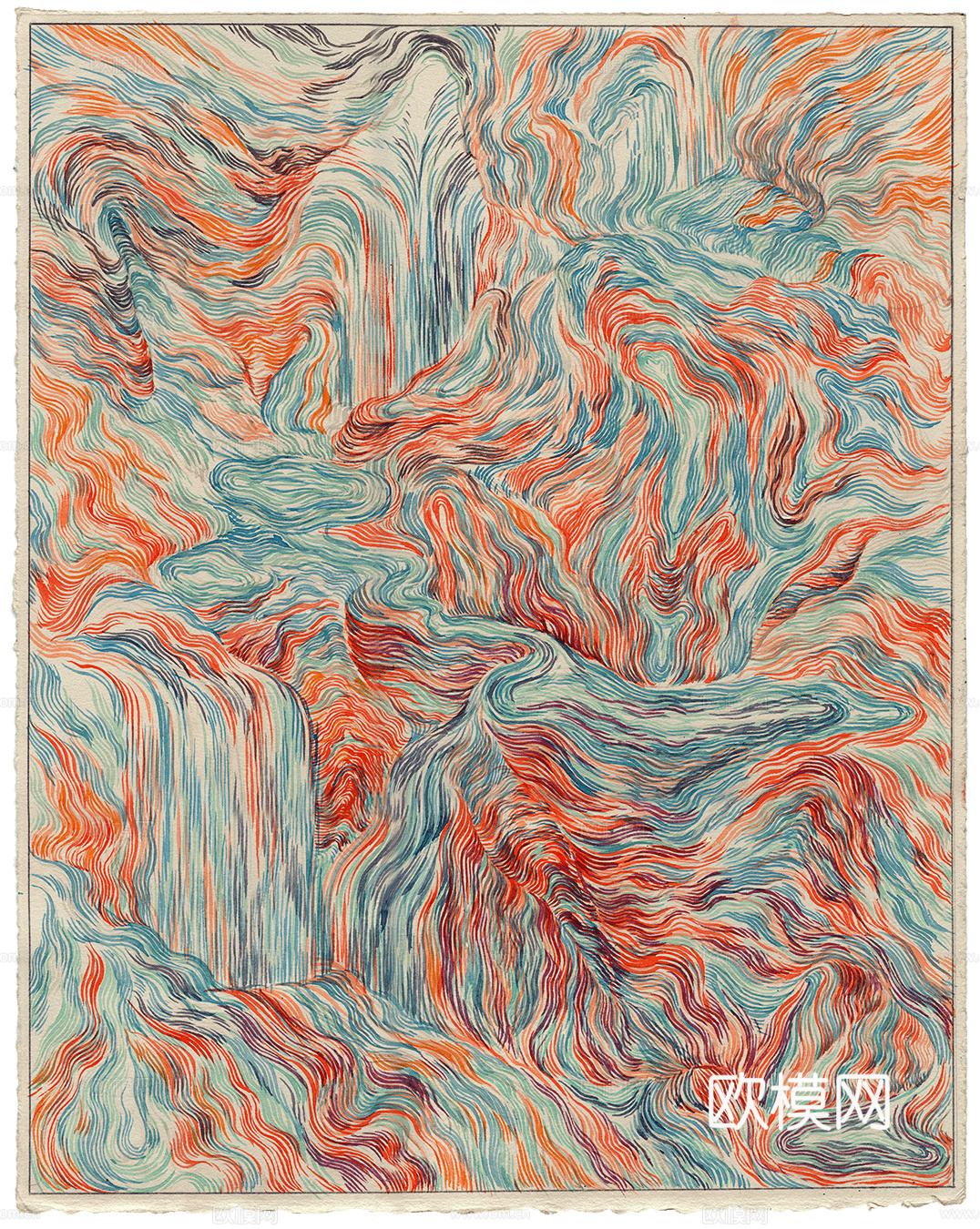 现代抽象装饰画下载