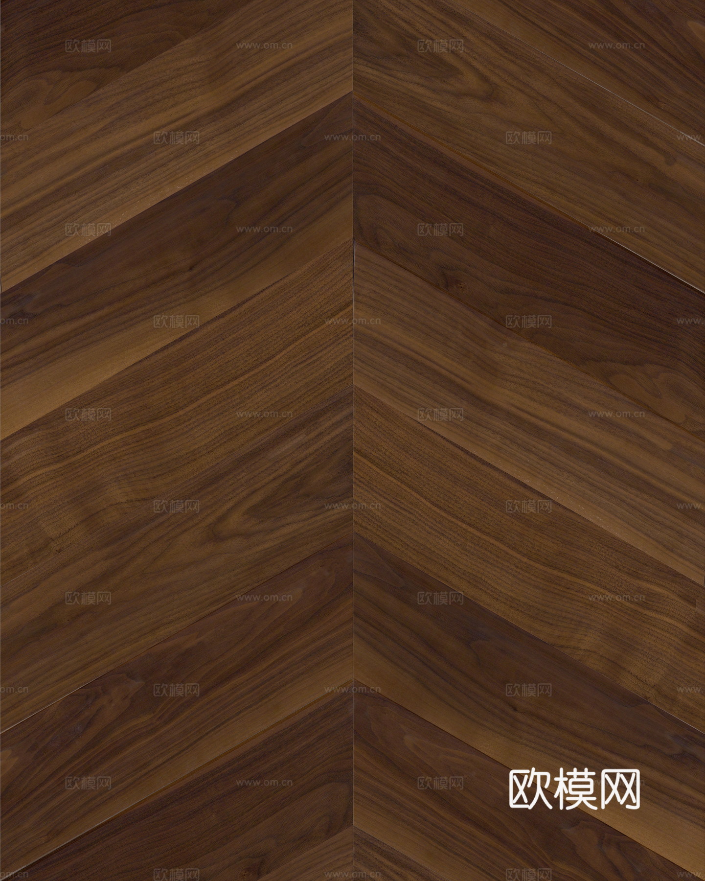 无缝胡桃木鱼骨拼人字拼木地板