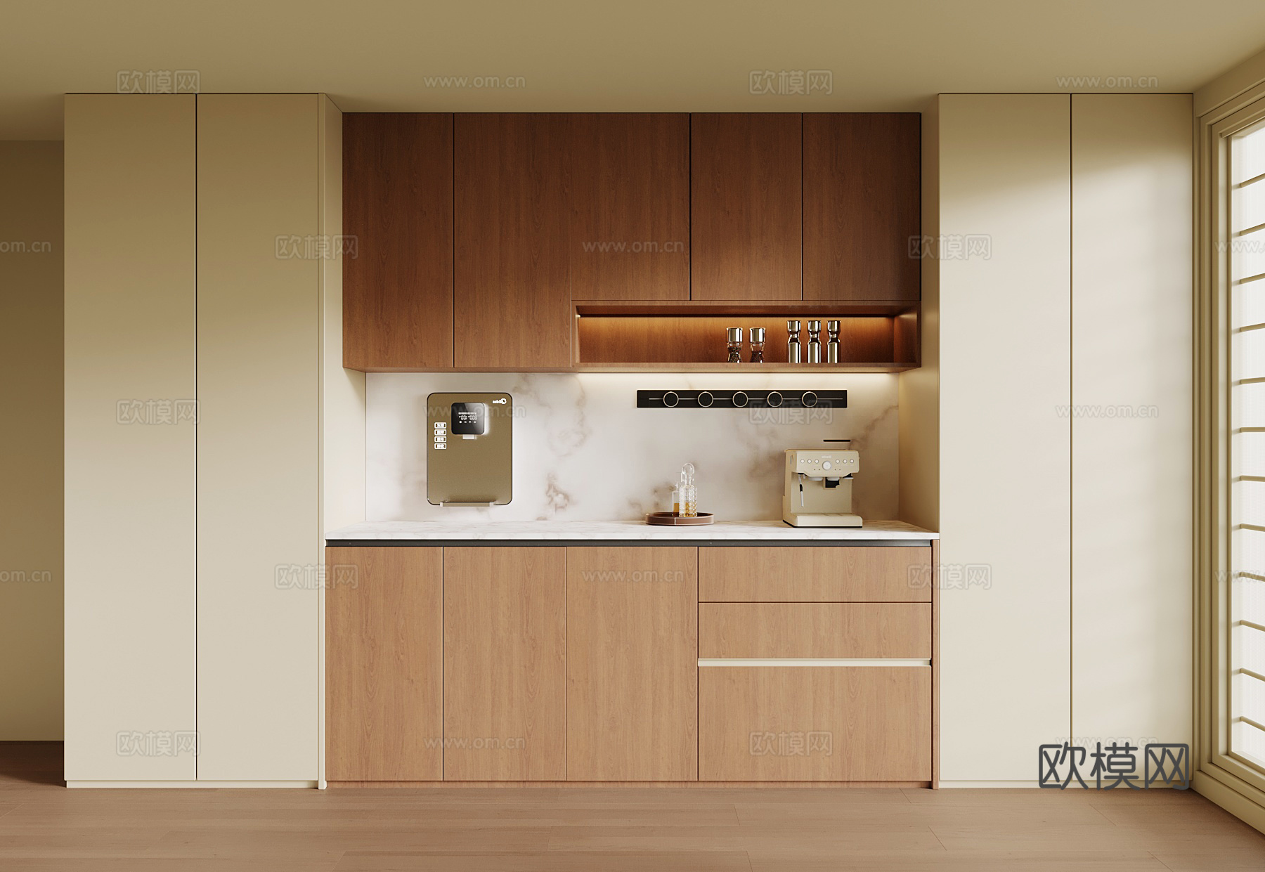 中古酒柜3d模型