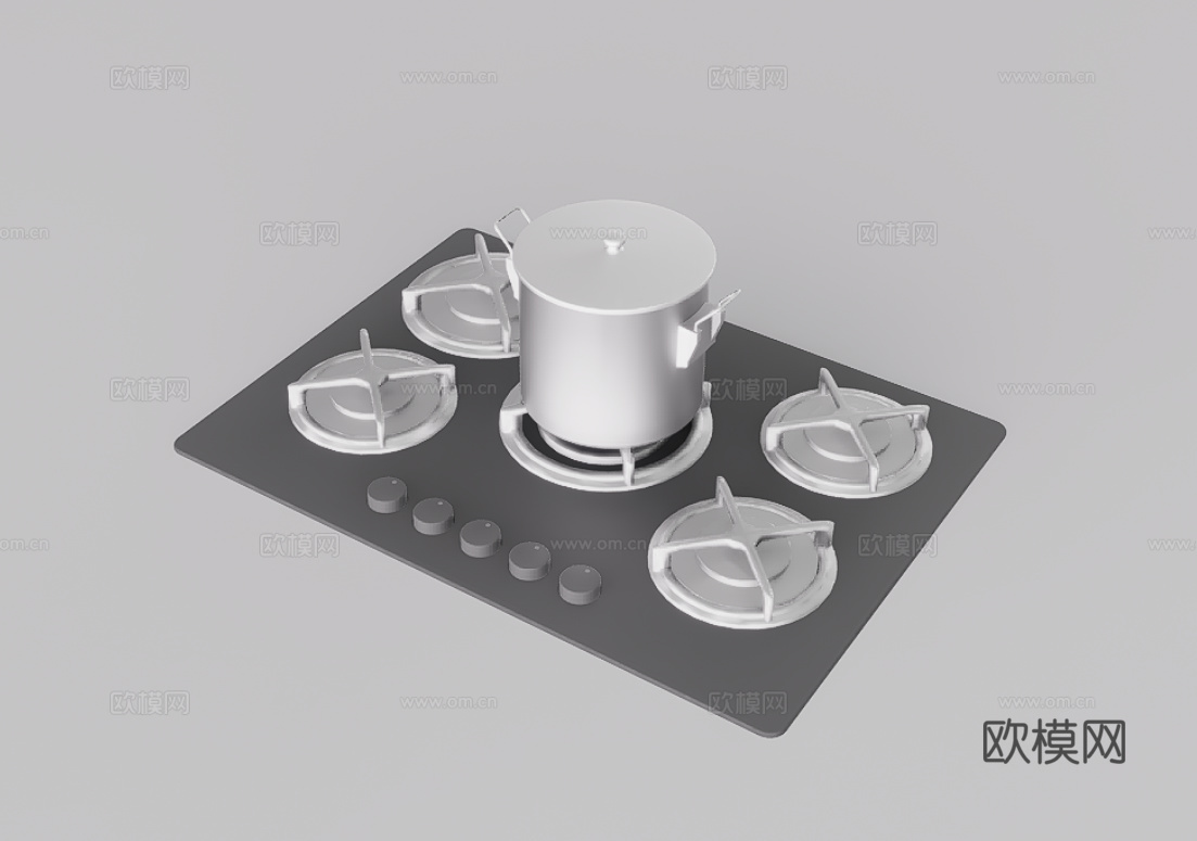厨具su模型下载（渲染图1）