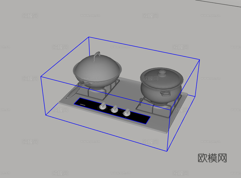 厨具su模型下载（渲染图2）