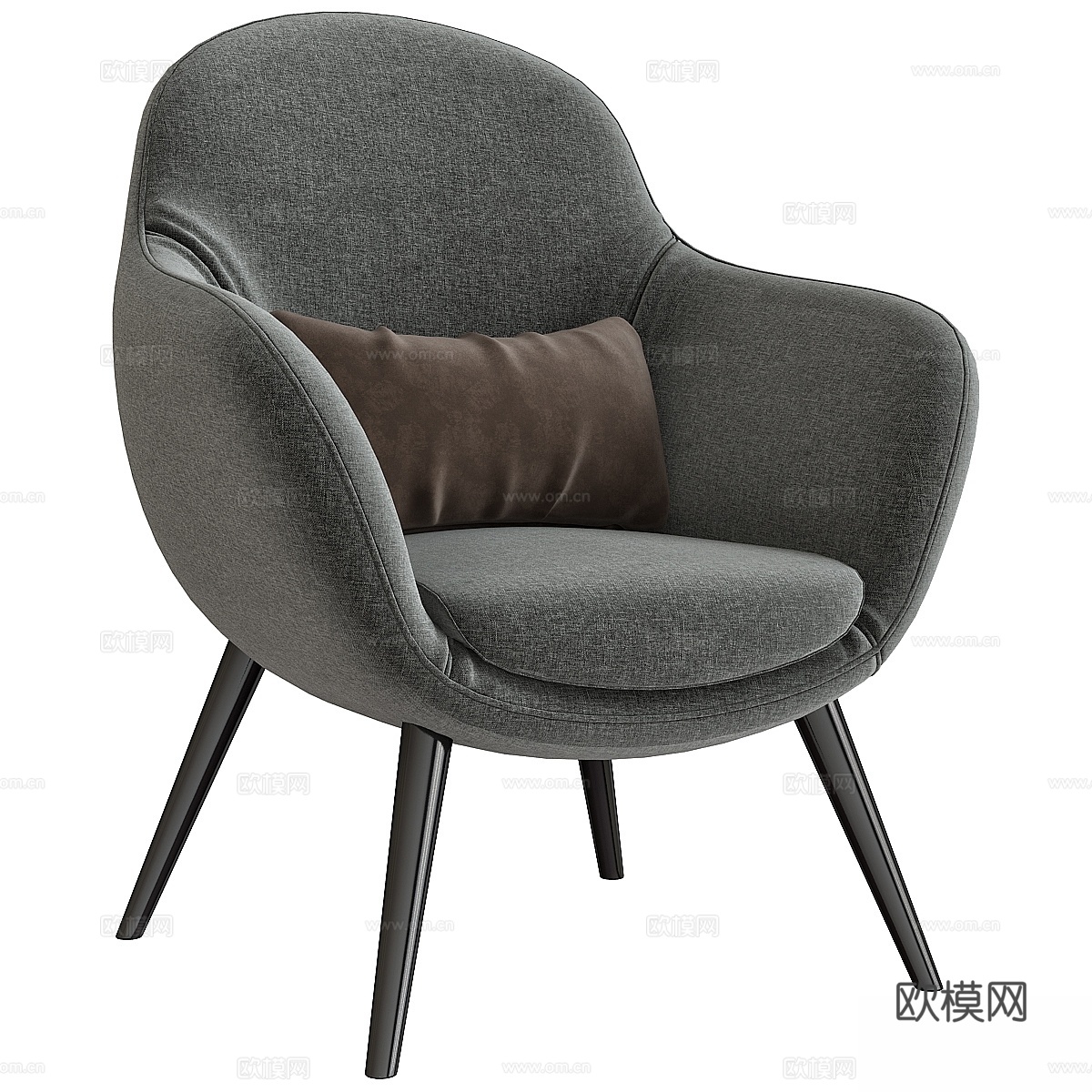 帕帕达托斯玛吉 休闲椅3d模型下载