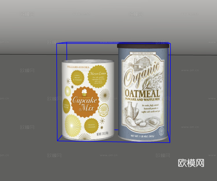 食物su模型下载（渲染图2）