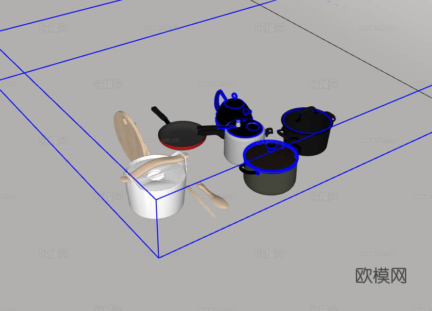 厨具su模型