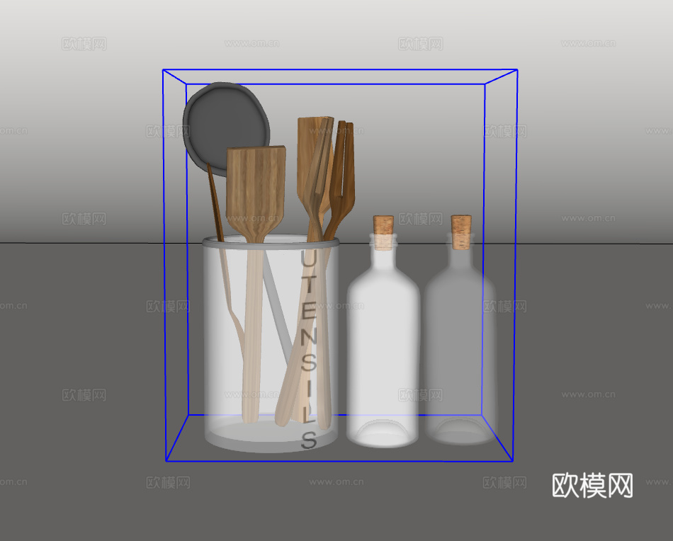 厨具su模型下载（渲染图2）
