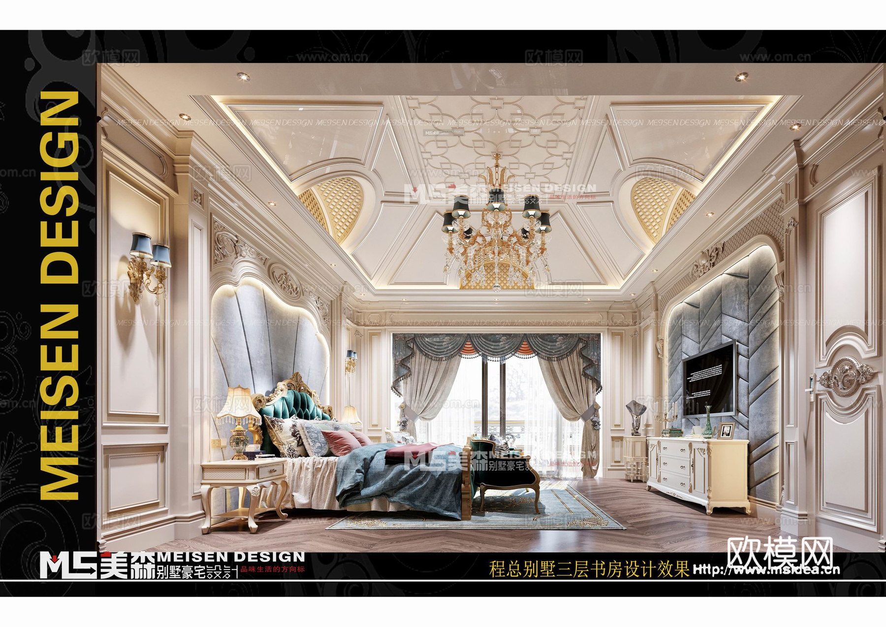 欧式豪宅施工图cad施工图