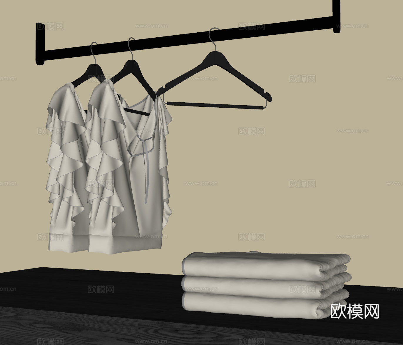 衣服 服饰 女装su模型