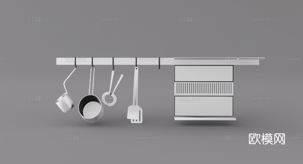 厨具su模型