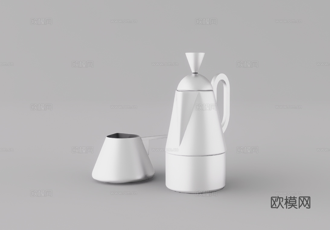 厨具组合su模型下载（渲染图1）